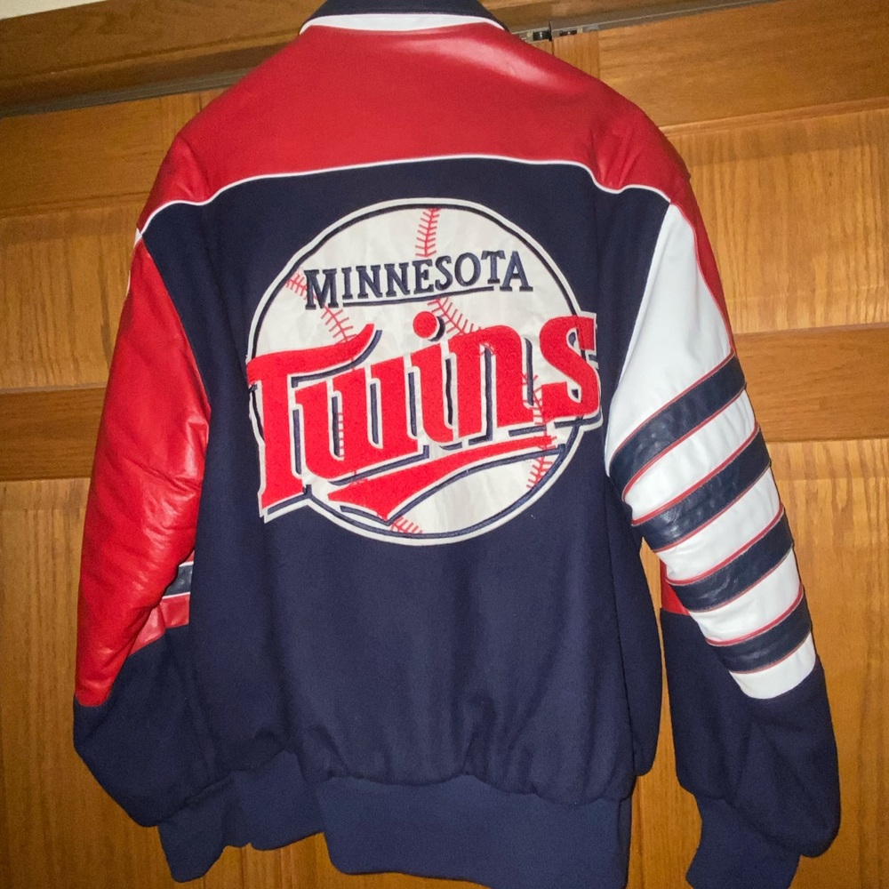 MLB TWINS jacket with leather